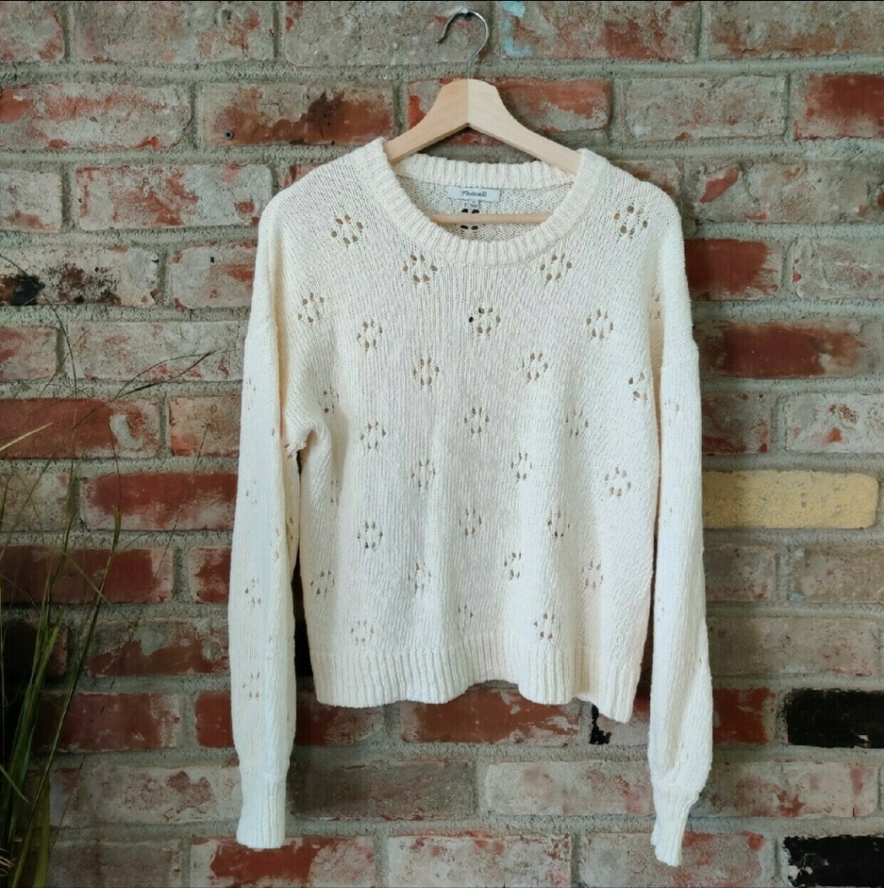 NWT Madewell Pointelle Sweater